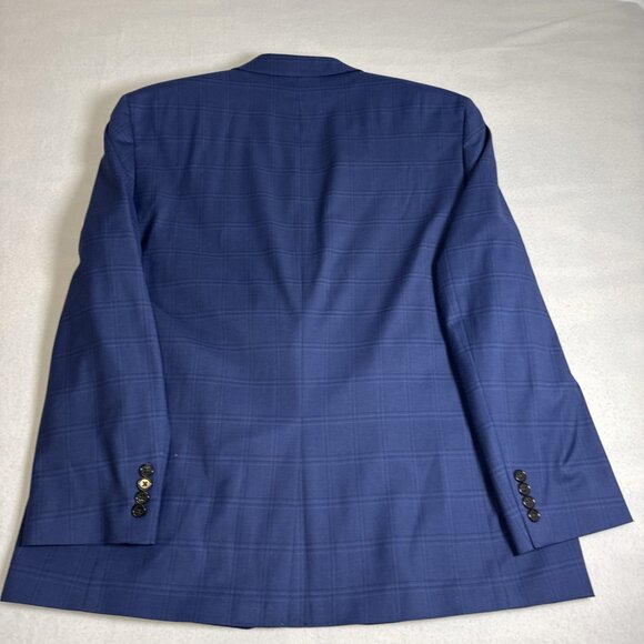 Lauren Ralph Lauren Blazer Men's 46R "Blue" Checks Pattern - Picture 8 of 11